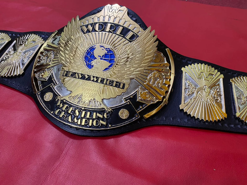 WWF WINGED EAGLE DUAL PLATED 4MM Znic Championship Title Belt