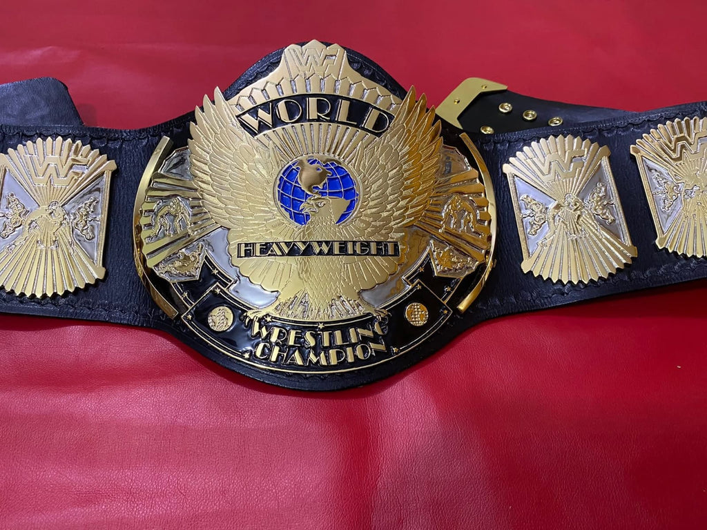 WWF WINGED EAGLE DUAL PLATED 4MM Znic Championship Title Belt