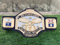 Premium CNC 3D NWA Mid-Atlantic Heavyweight Championship belt 24K Gold Dual Adults Size