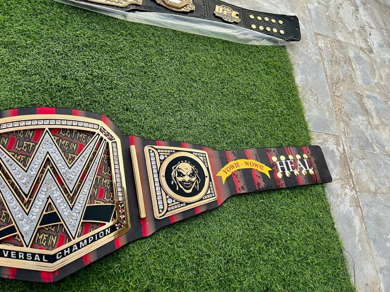 Premium CNC 3D The Fiend Belt – Custom Series Universal Wrestling Championship | 4MM Zinc
