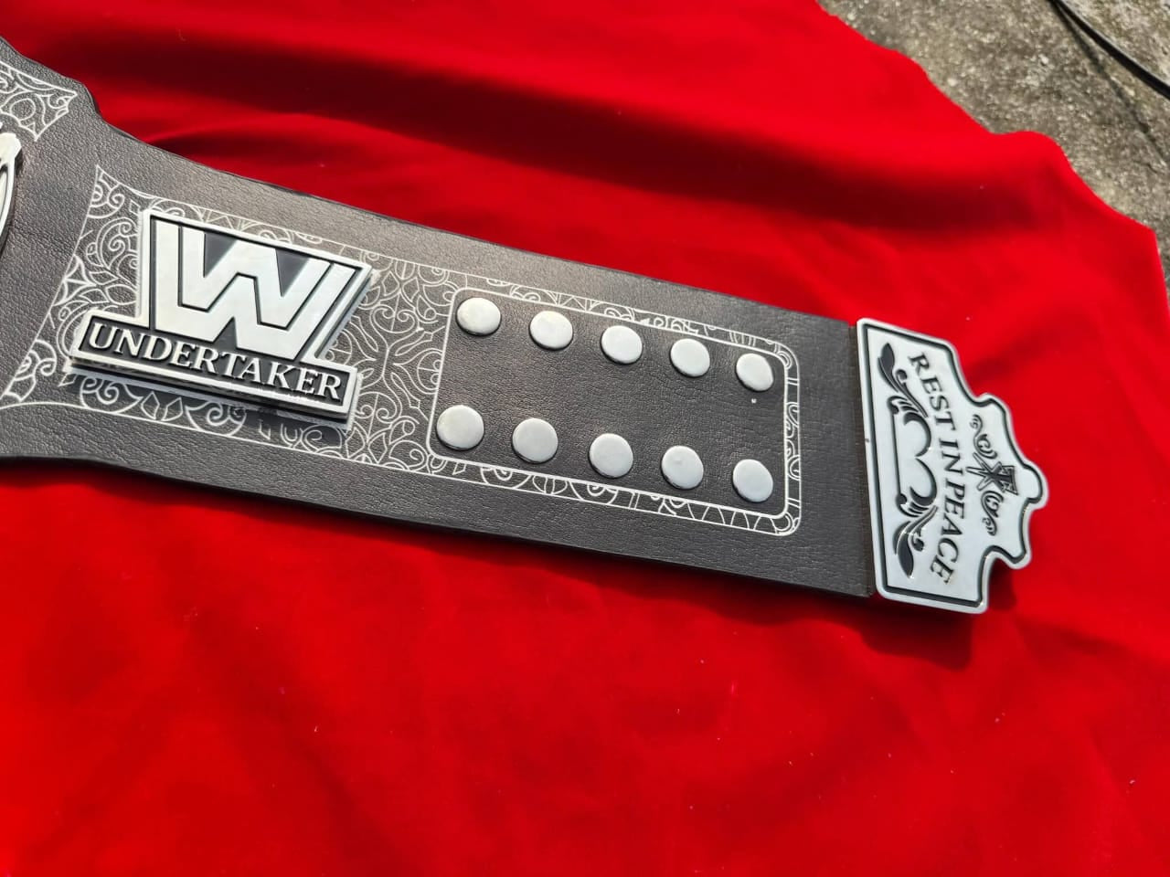 Premium CNC 3D The Undertaker 30 Years Signature Series Championship Replica Title Belt