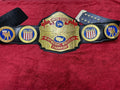 NWA UNITED STATES HEAVYWEIGHT WRESTLING CHAMPION BELT 4MM ZINC & GOLD PLATED