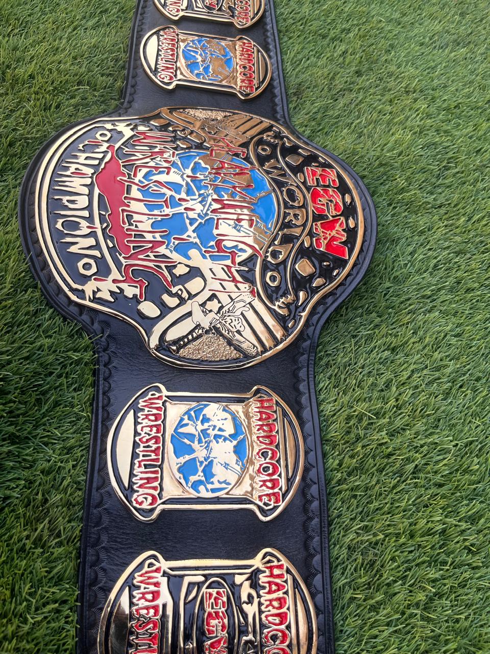 ECW World Heavyweight Wrestling Champion Championship Hardcore Title Belt