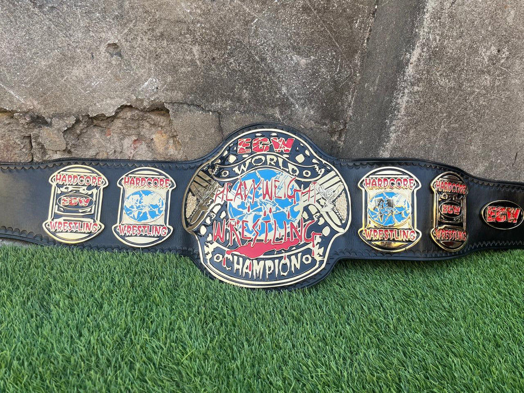 ECW World Heavyweight Wrestling Champion Championship Hardcore Title Belt