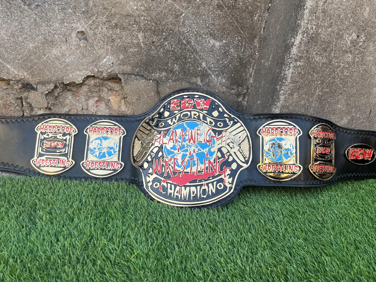 ECW World Heavyweight Wrestling Champion Championship Hardcore Title Belt