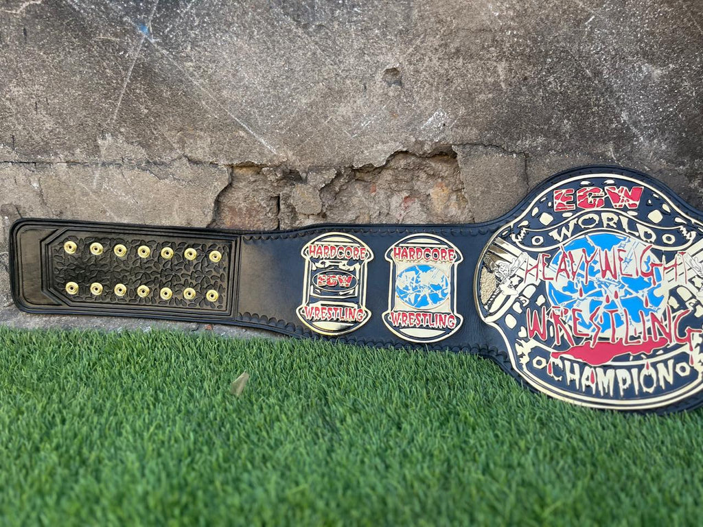 ECW World Heavyweight Wrestling Champion Championship Hardcore Title Belt