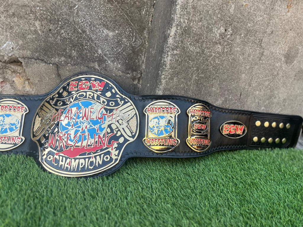 ECW World Heavyweight Wrestling Champion Championship Hardcore Title Belt