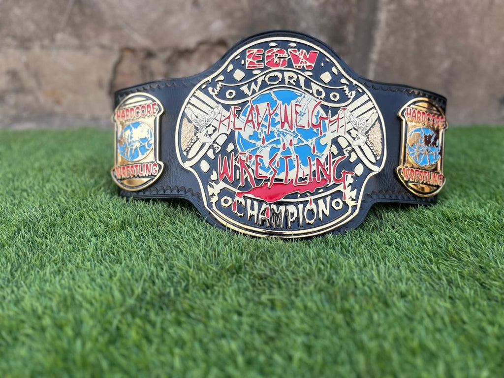 ECW World Heavyweight Wrestling Champion Championship Hardcore Title Belt