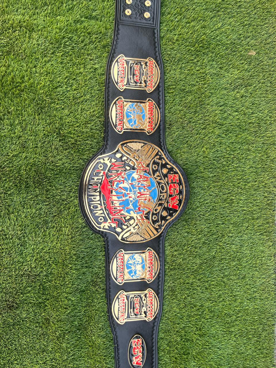 ECW World Heavyweight Wrestling Champion Championship Hardcore Title Belt