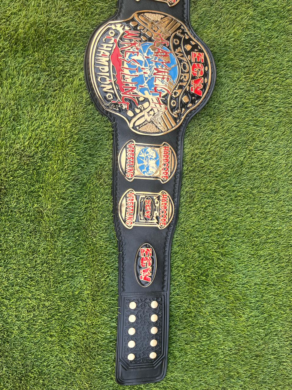 ECW World Heavyweight Wrestling Champion Championship Hardcore Title Belt