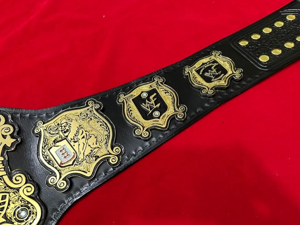 Old Undisputed Heavy weighy Wresling Championship Belt Replica 4MM Zinc Adult