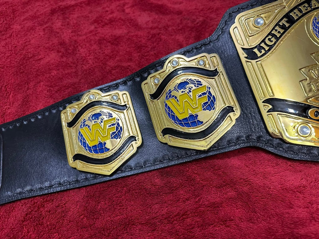 Light Heavyweight world Championship Belt IN 4MM Zinc Gold Plated