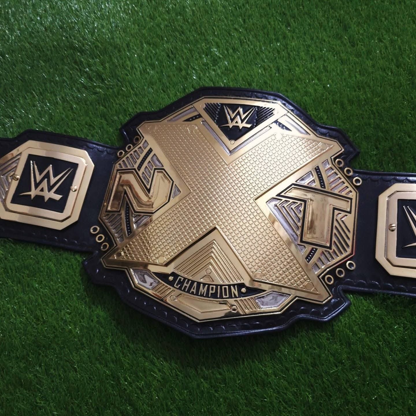 NXT V2 Championship Replica Title Belt Official 4MM Zinc Adult Size