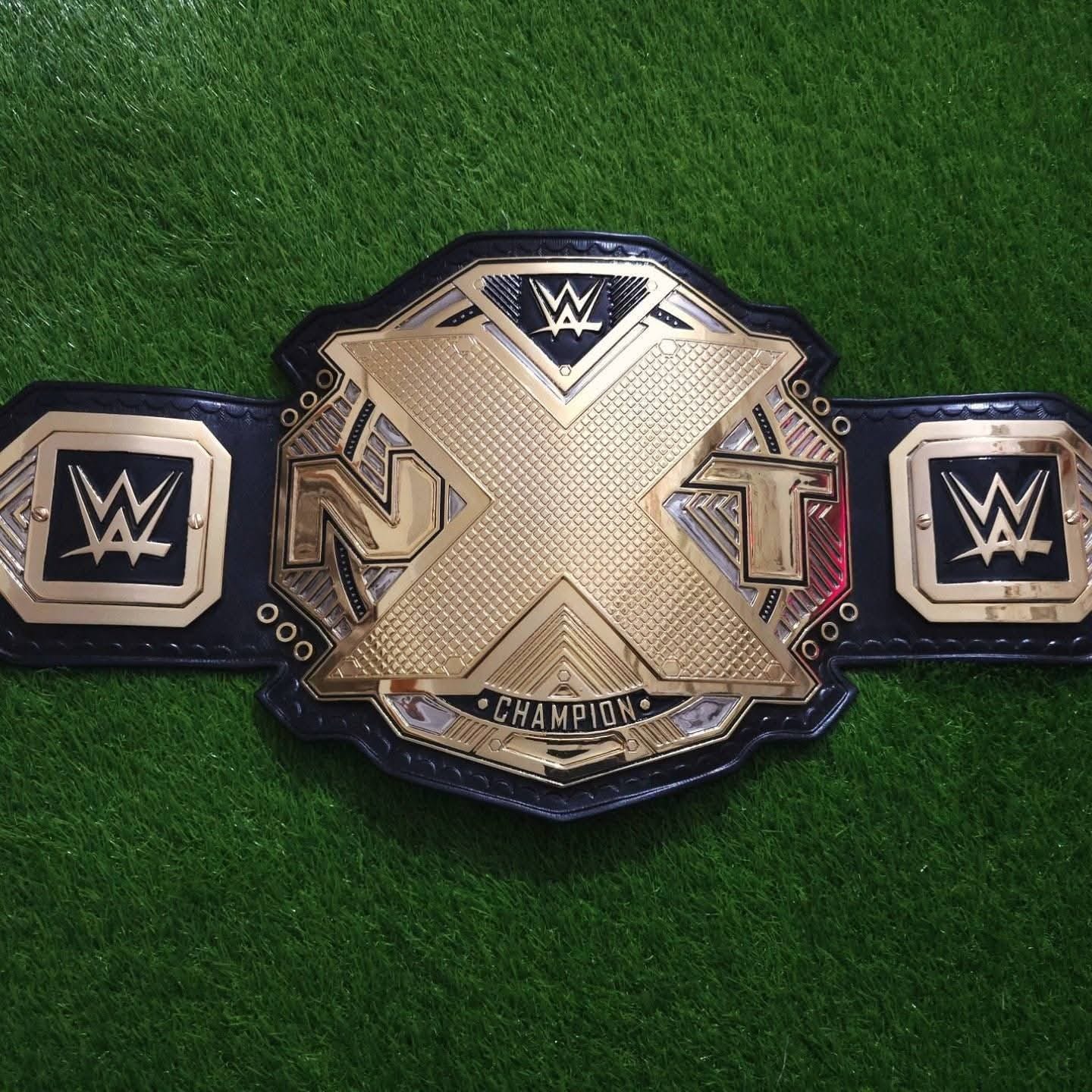 NXT V2 Championship Replica Title Belt Official 4MM Zinc Adult Size
