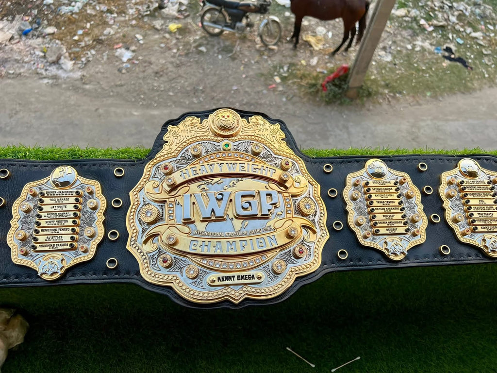 Premium CNC 3D IWGP HEAVYWEIGHT V4 CNC MADE CHAMPIONSHIP BELT (Elite Series)