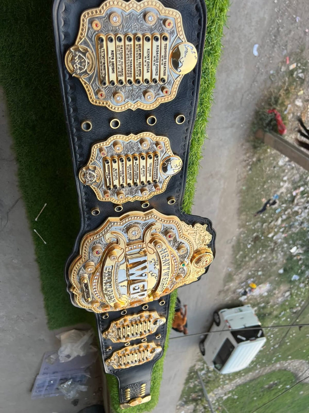 Premium CNC 3D IWGP HEAVYWEIGHT V4 CNC MADE CHAMPIONSHIP BELT (Elite Series)