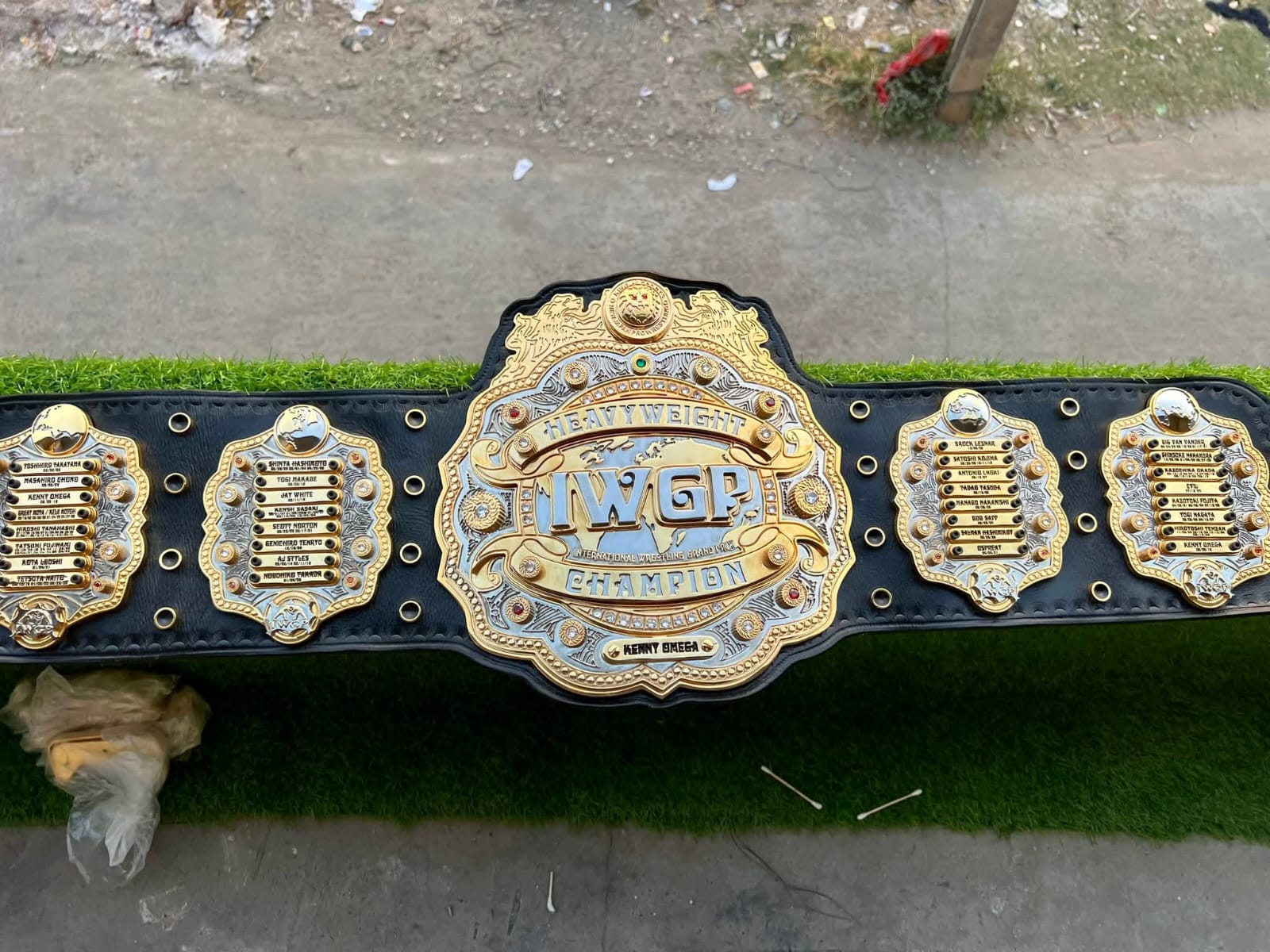 Premium CNC 3D IWGP HEAVYWEIGHT V4 CNC MADE CHAMPIONSHIP BELT (Elite Series)