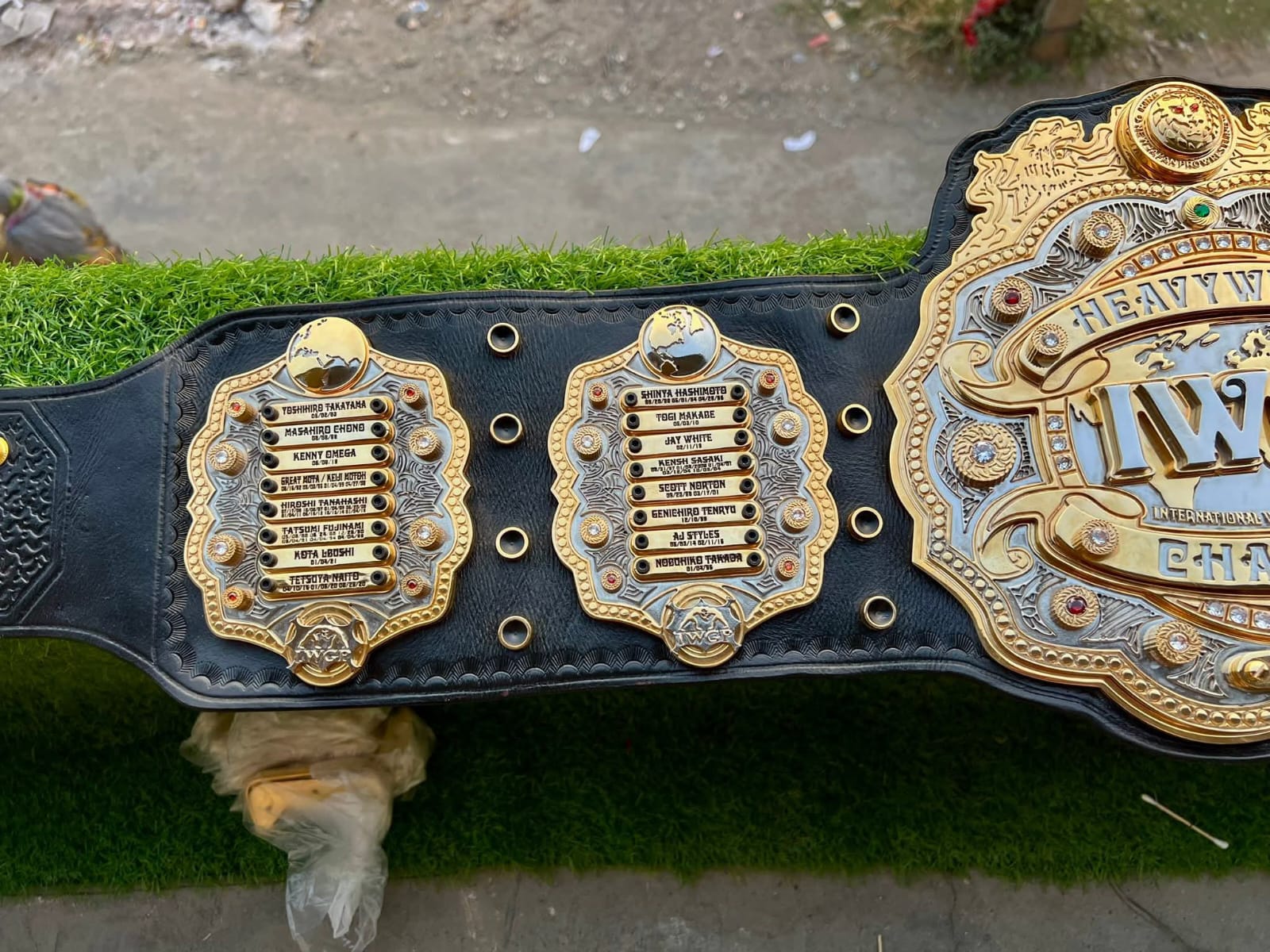 Premium CNC 3D IWGP HEAVYWEIGHT V4 CNC MADE CHAMPIONSHIP BELT (Elite Series)