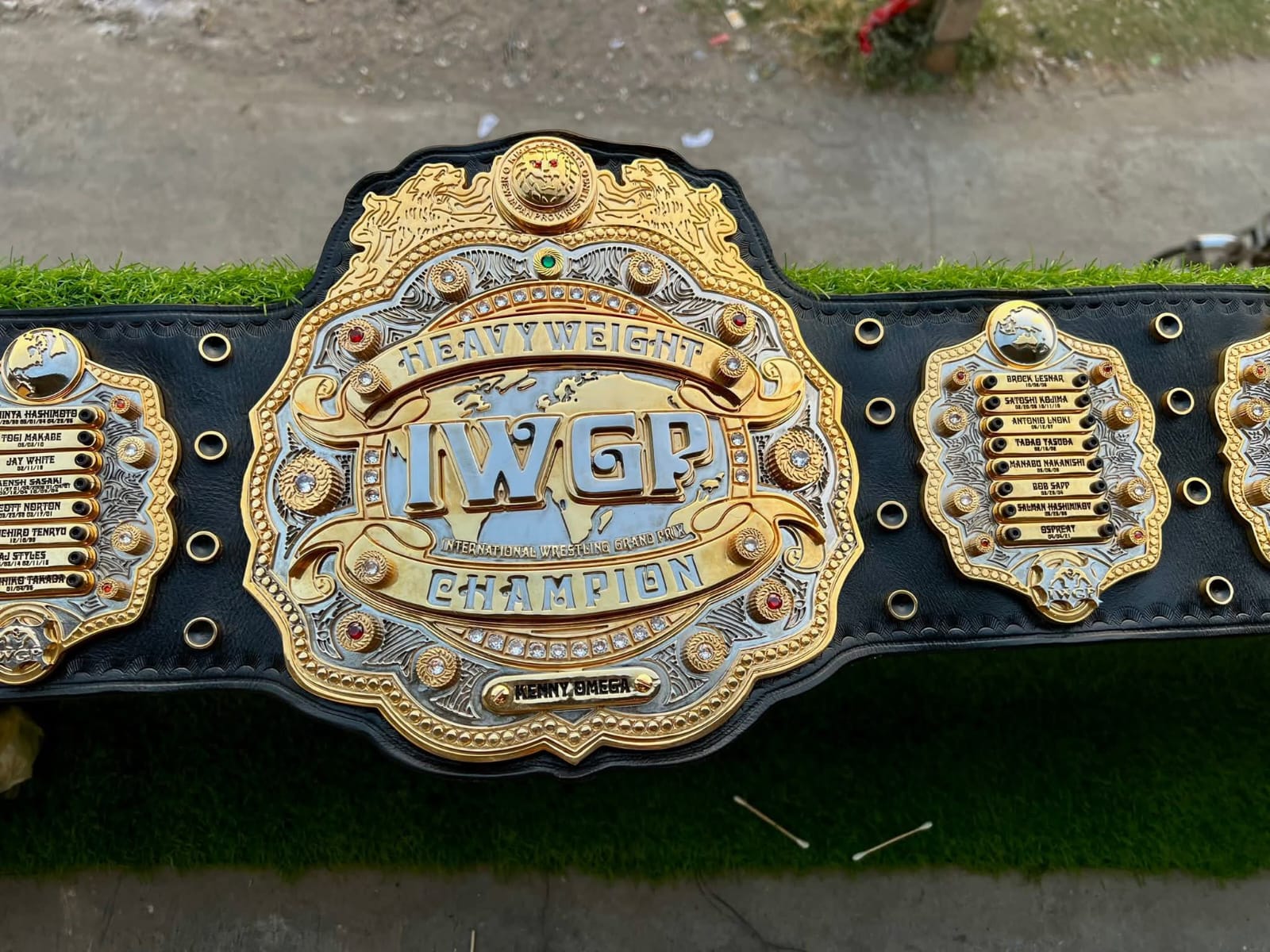 Premium CNC 3D IWGP HEAVYWEIGHT V4 CNC MADE CHAMPIONSHIP BELT (Elite Series)