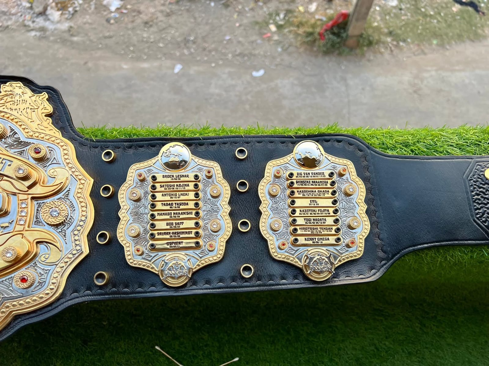 Premium CNC 3D IWGP HEAVYWEIGHT V4 CNC MADE CHAMPIONSHIP BELT (Elite Series)