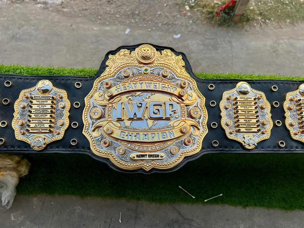 Premium CNC 3D IWGP HEAVYWEIGHT V4 CNC MADE CHAMPIONSHIP BELT (Elite Series)