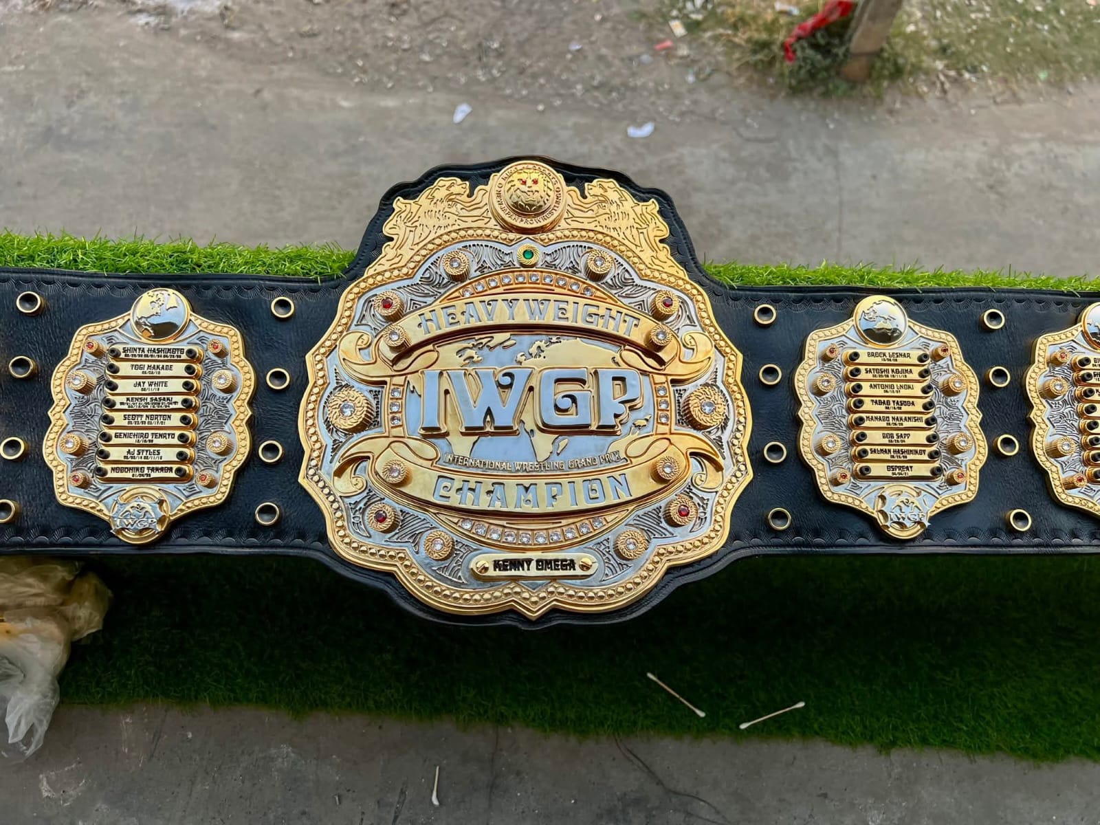 Premium CNC 3D IWGP HEAVYWEIGHT V4 CNC MADE CHAMPIONSHIP BELT (Elite Series)