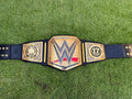 Premium CNC 3D Undisputed Championship replica belt featuring John Cena side plates 24K Gold Hand Tooling Leather