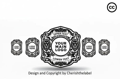 Custom Wrestling Heavyweight Championship Belt 2mm | Personalized Logo, Real Leather Strap