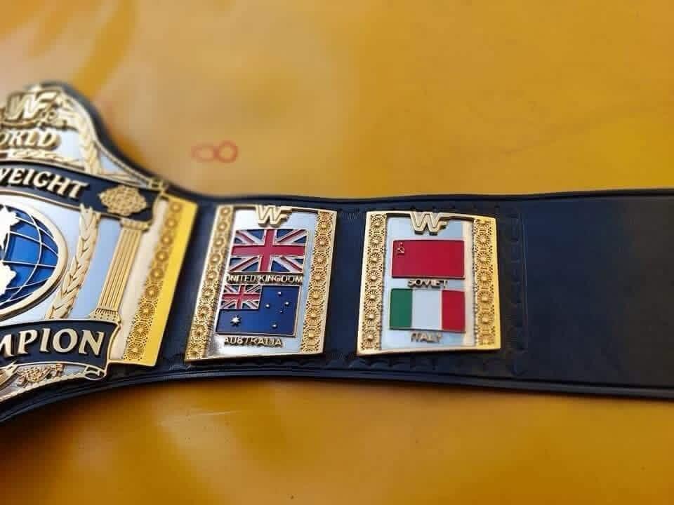 Hulk Hogan 86 World Heavyweight Wrestling Championship Belt | CNC Detailed 4mm Zinc Plates