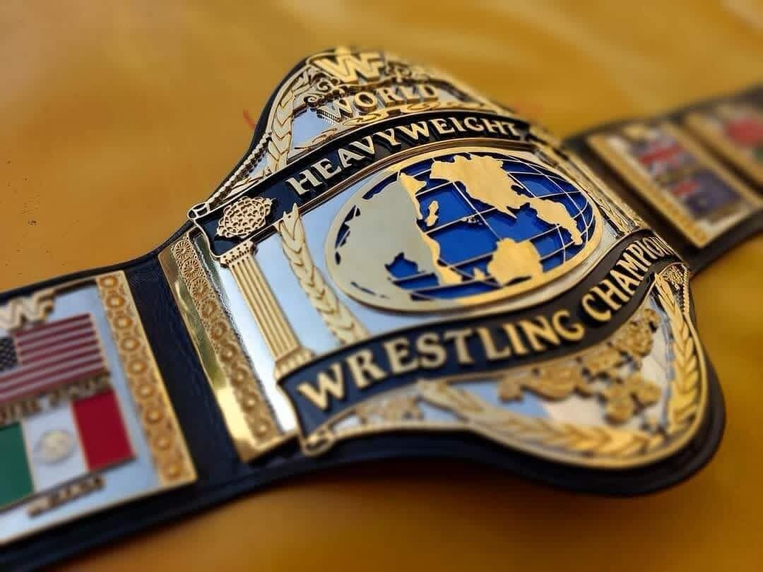 Hulk Hogan 86 World Heavyweight Wrestling Championship Belt | CNC Detailed 4mm Zinc Plates