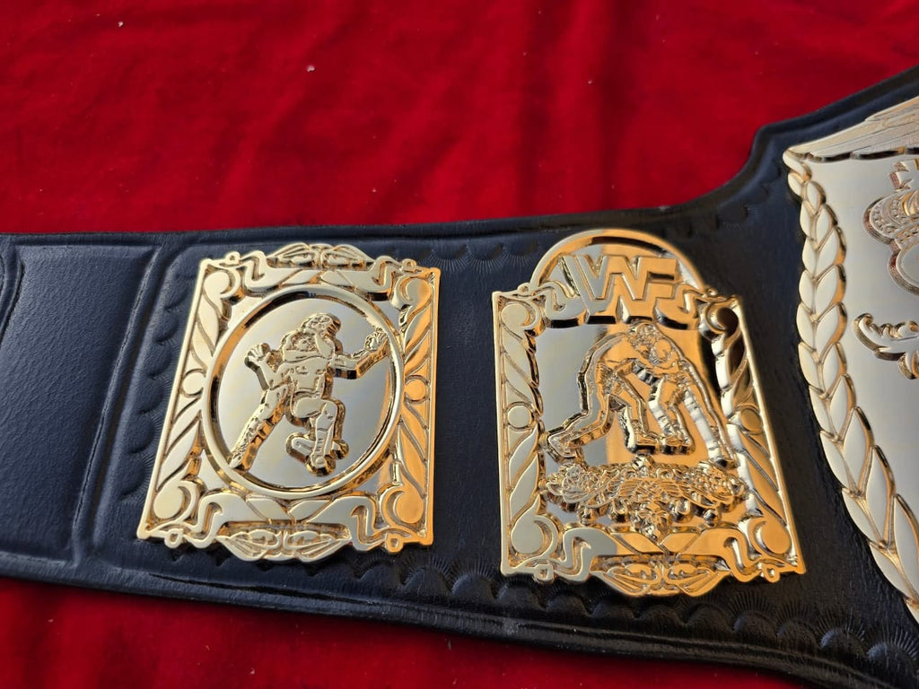 Wwf Premium CNC 3D World Tag Team Championship Belt CNC Detailed – 24K Gold Plated Replica