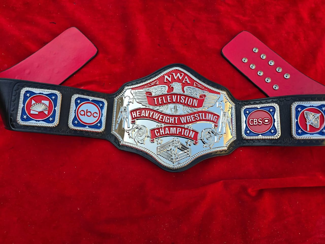 Premium CNC 3D NWA TELEVISION HEAVYWEIGHT 24K NICKEL Wrestling Belt Adults Size