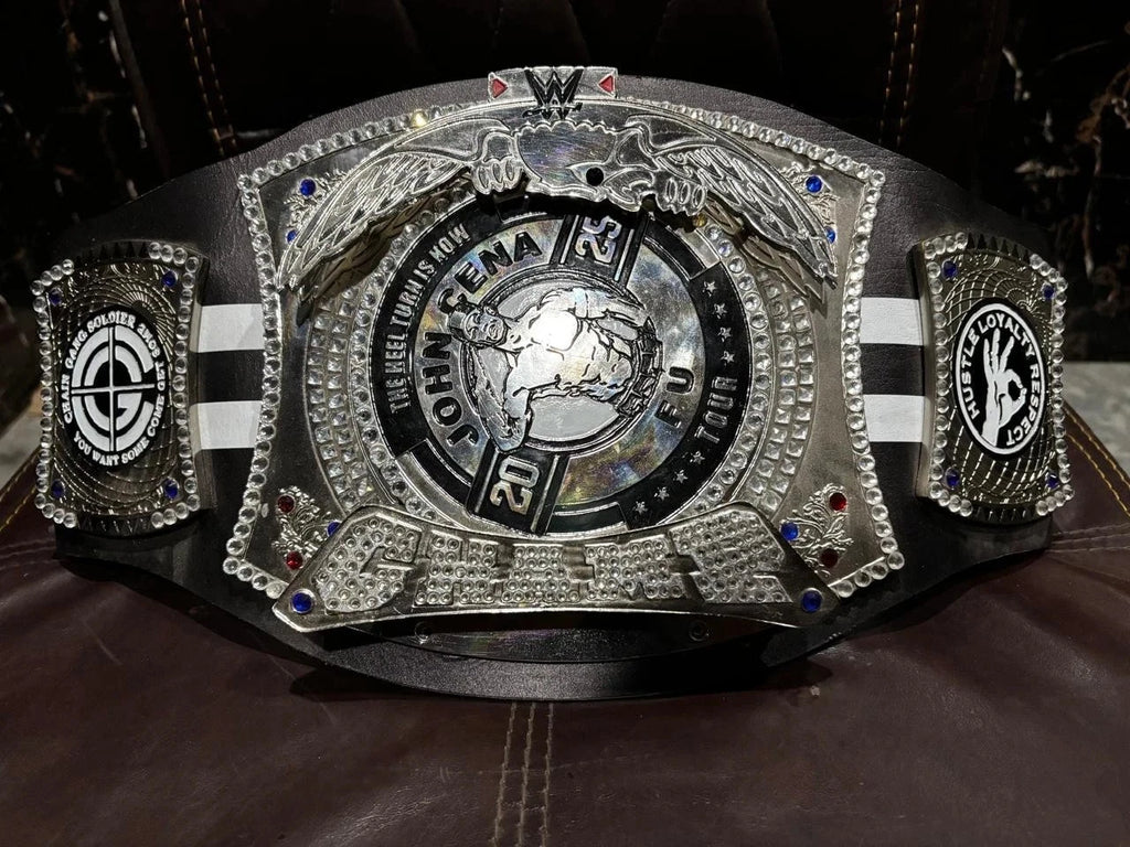 John Cena Farewell Tour SummerSlam 2025 Green Spinner Championship Replica Title