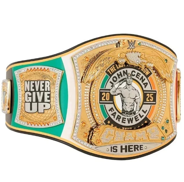 John Cena Farewell Spinner 2025 Dublin Championship Belt Adult Replica 4MM