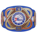 Philadelphia 76ers NBA 2mm Championship Belt Gold Plated Real Leather