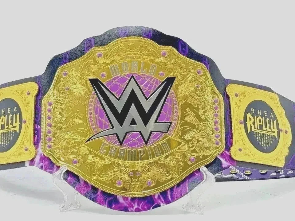 New Rhea Ripley Women’s World Championship Replica Title Belt 2MM Brass