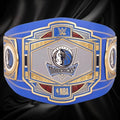 Dallas Mavericks NBA 2mm Championship Belt Gold Plated Real Leather