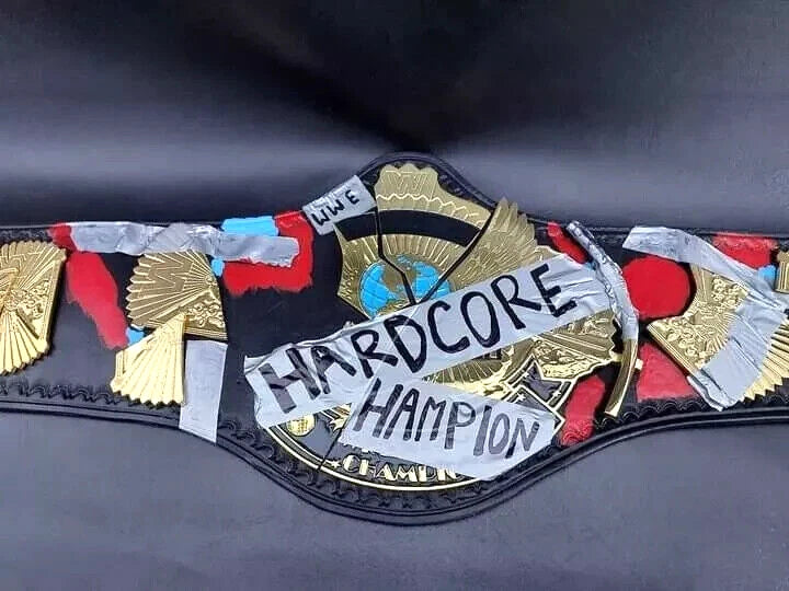 Hardcore Wrestling Championship Title Belt Replica Adult Size Hardcore Belt 2mm