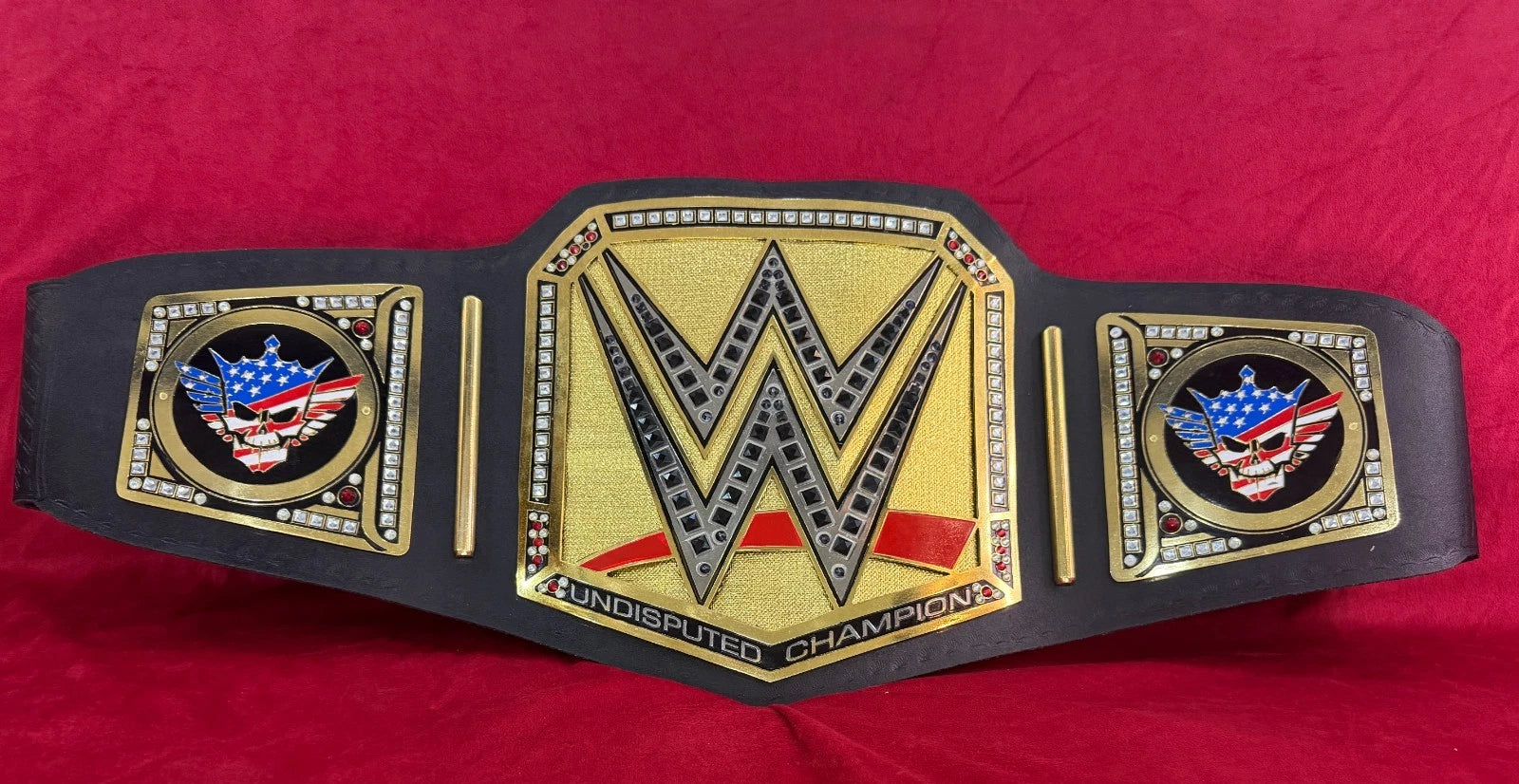 New Undisputed Championship Title Belt with Cody Rhodes Side Plates 2MM Brass