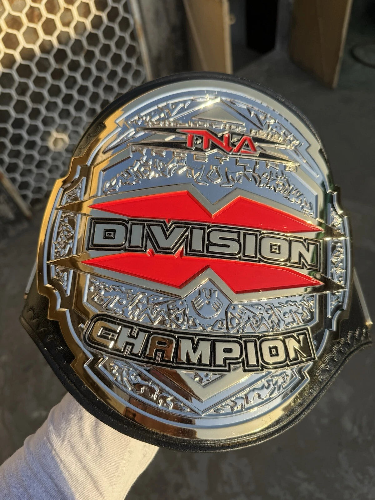 Premium CNC TNA X Division championship Belt,4mm Zinc,Hybrid HD. adult,24k Gold Plated