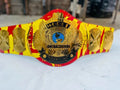 Wwf Winged Eagle Hulk Hogan Signature  INTERCONTINENTAL 24K GOLD Championship Belt Series Championship Replica Title Belt 2mm Brass