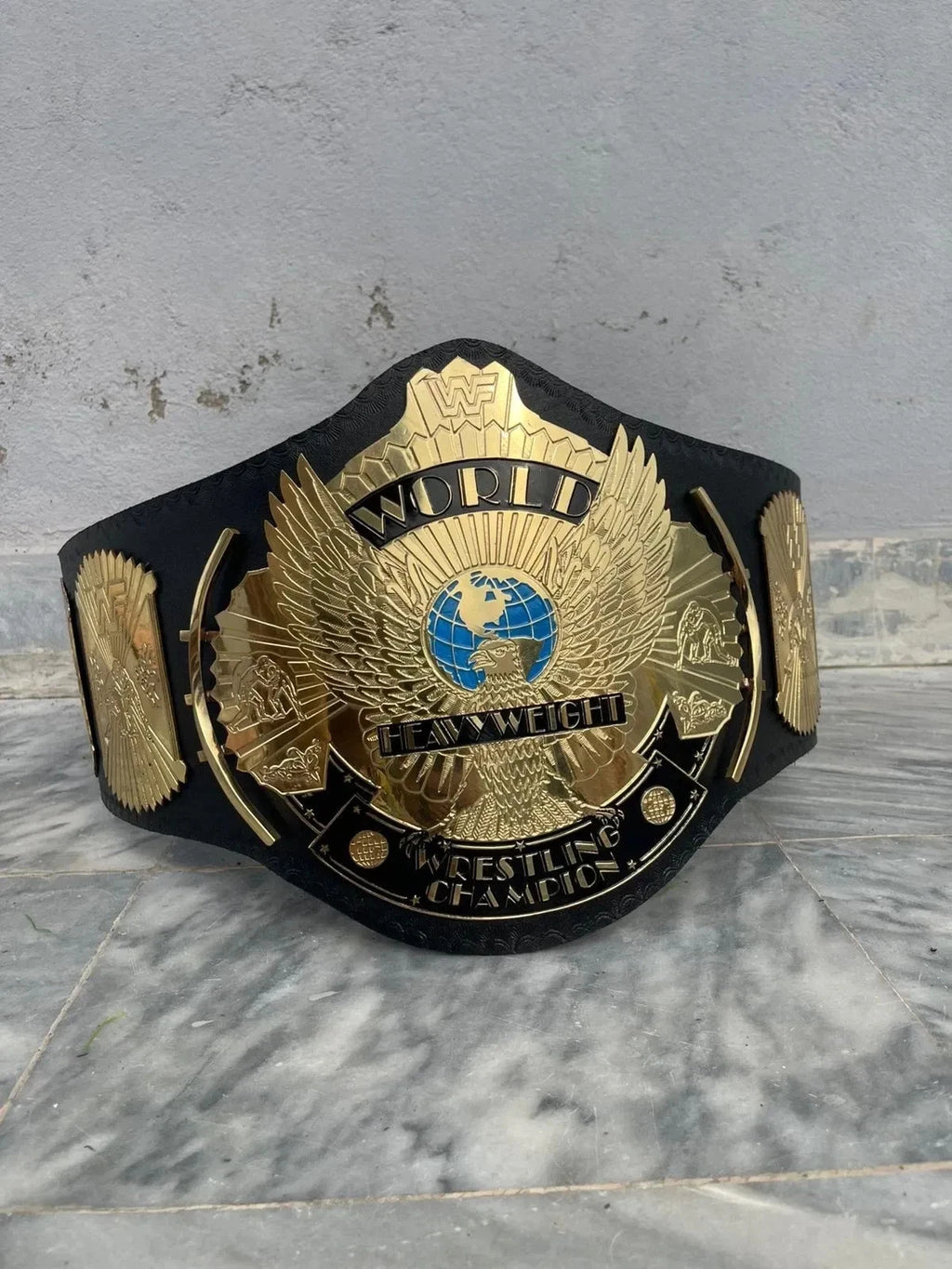 Wwf Winged Eagle Championship Wrestling Replica Title Belt Brass 2mm Adult size