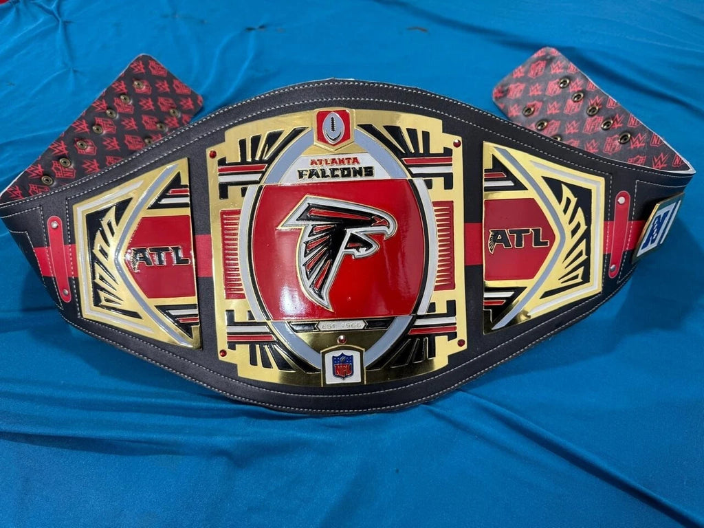 Atlanta Falcons Championship Belt Title Adult Size 2mm Brass