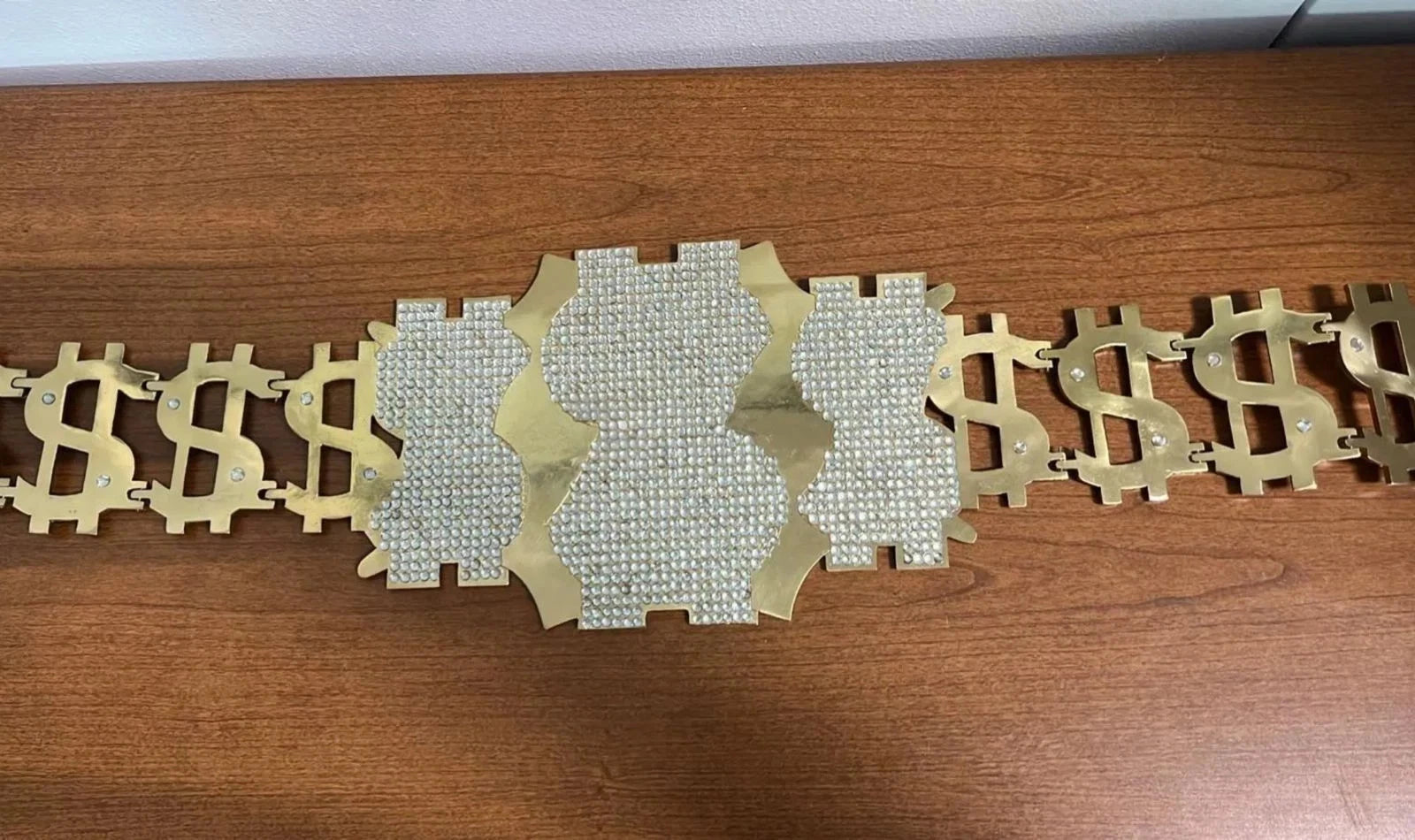 Million Dollar Man Wrestling Championship Belt Gold Plated Replica 4MM