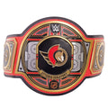 Ottawa Senators NHL 2mm Championship Belt Gold Plated Real Leather