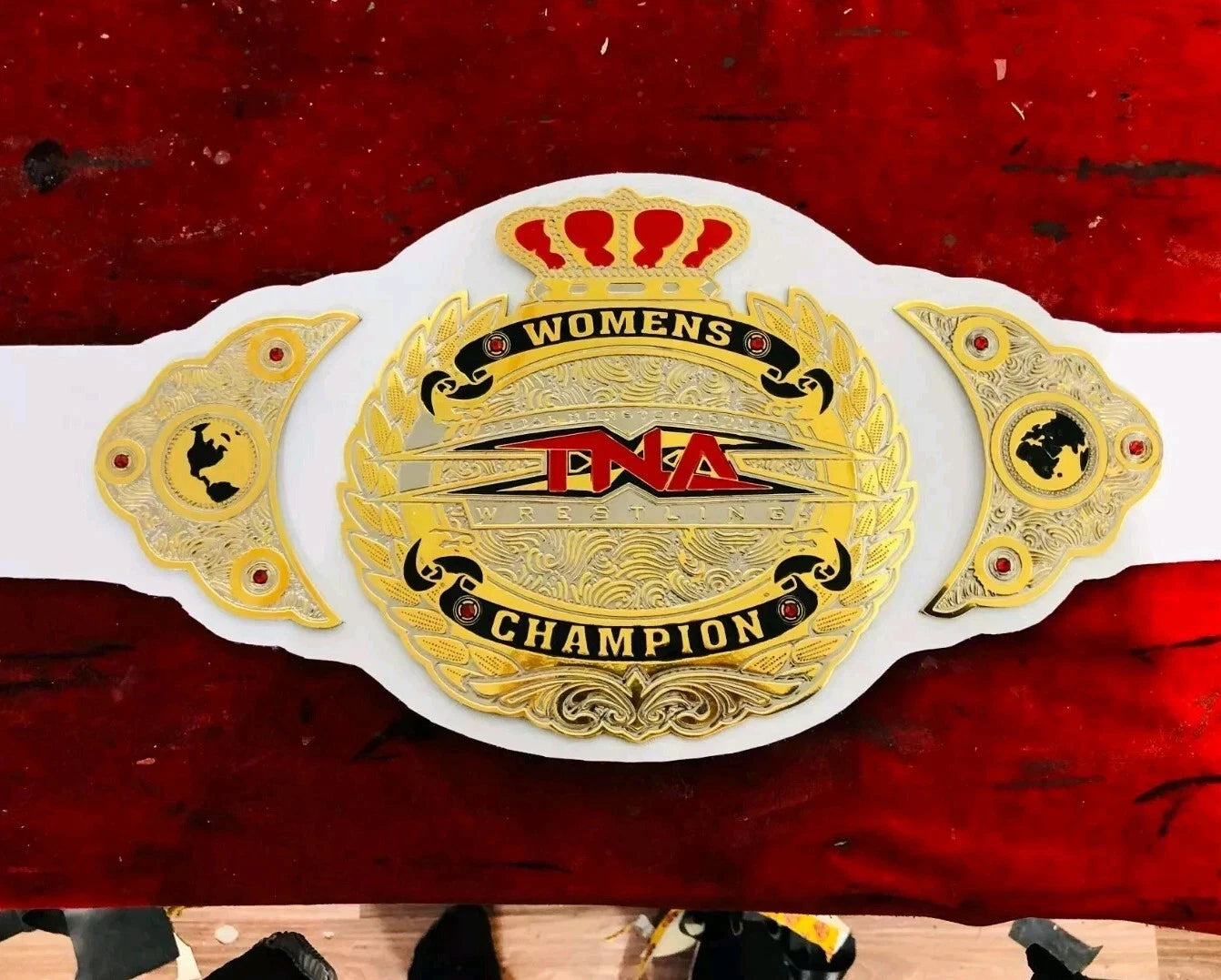 TNA WOMENS WRESTLING CHAMPIONSHIP BELT ADULT SIZE 2mm brass Plated