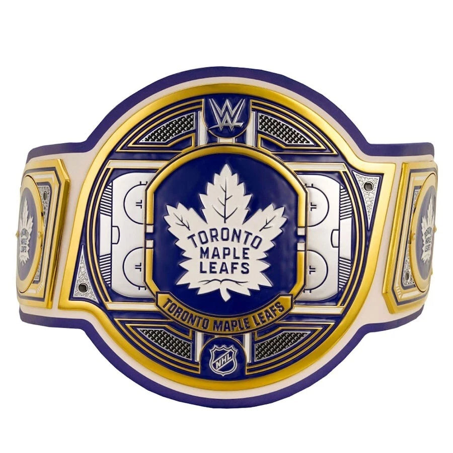 Toronto Maple Leafs NHL 2mm Championship Belt Gold Plated Real Leather