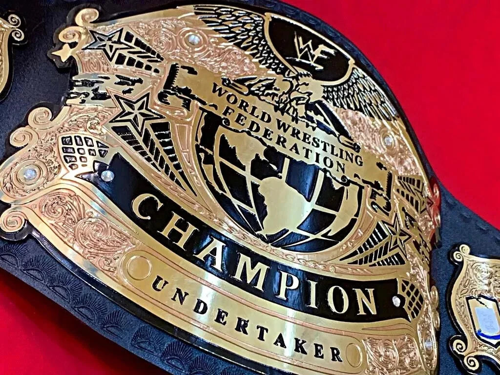 The Old undisputed championship replica title belt 2mm Brass Wrestling belt adult