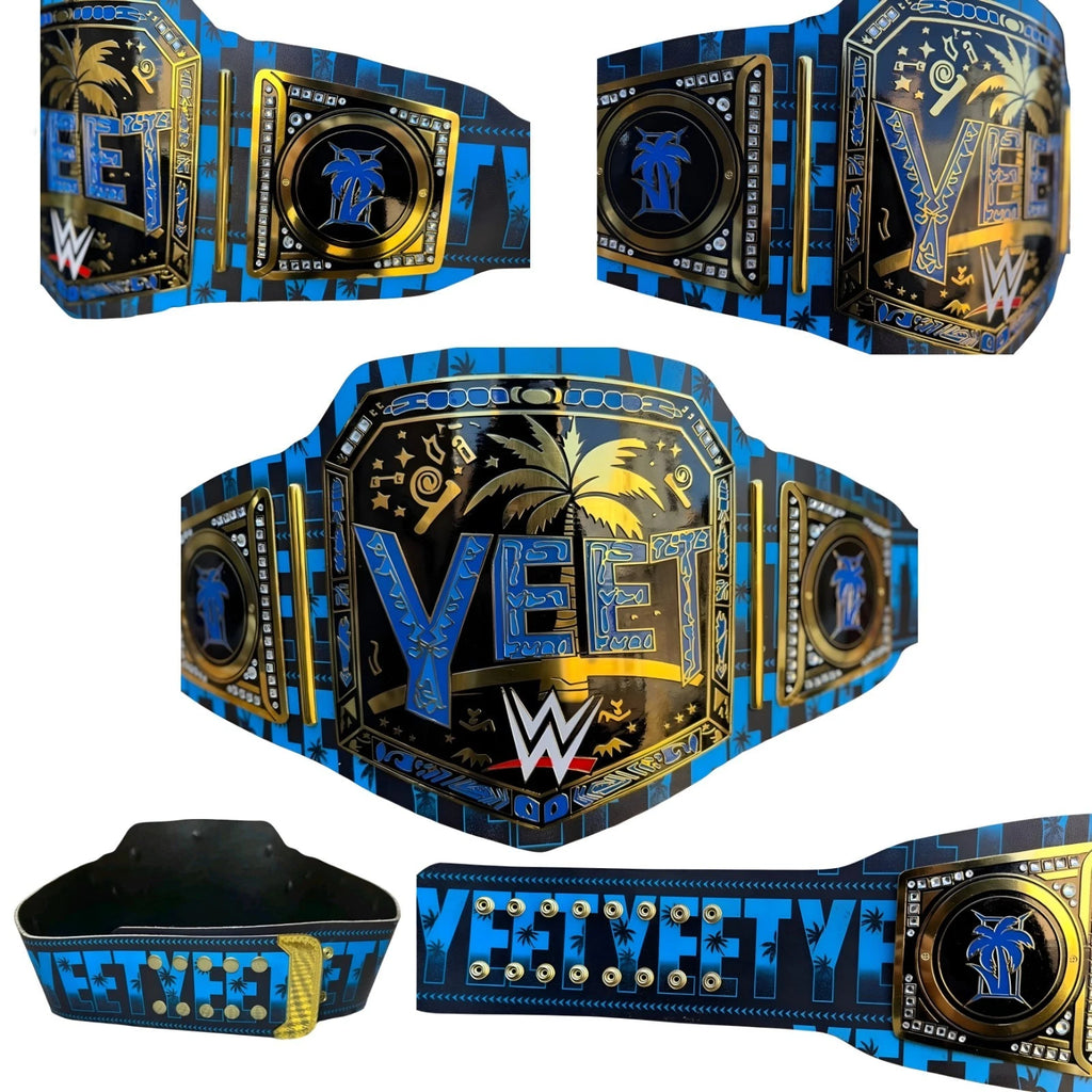 NEW YEET Heavyweight Wrestling Championship Belt Replica 2mm Brass