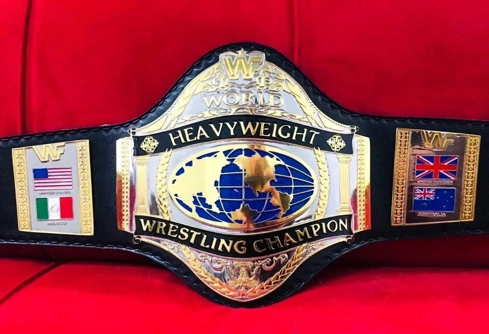 The Hulk Hogan 86 World Heavyweight Wrestling Championship Belt Replica Adult Size 2MM Brass